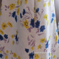 tessuto per donne stampato floreale leggero di rayon morbido